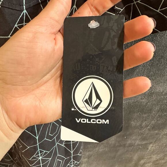 NEW Volcom Warbler Printed Regular Fit Button-Down Shirt, Sz Small (DD) - Picture 6 of 10